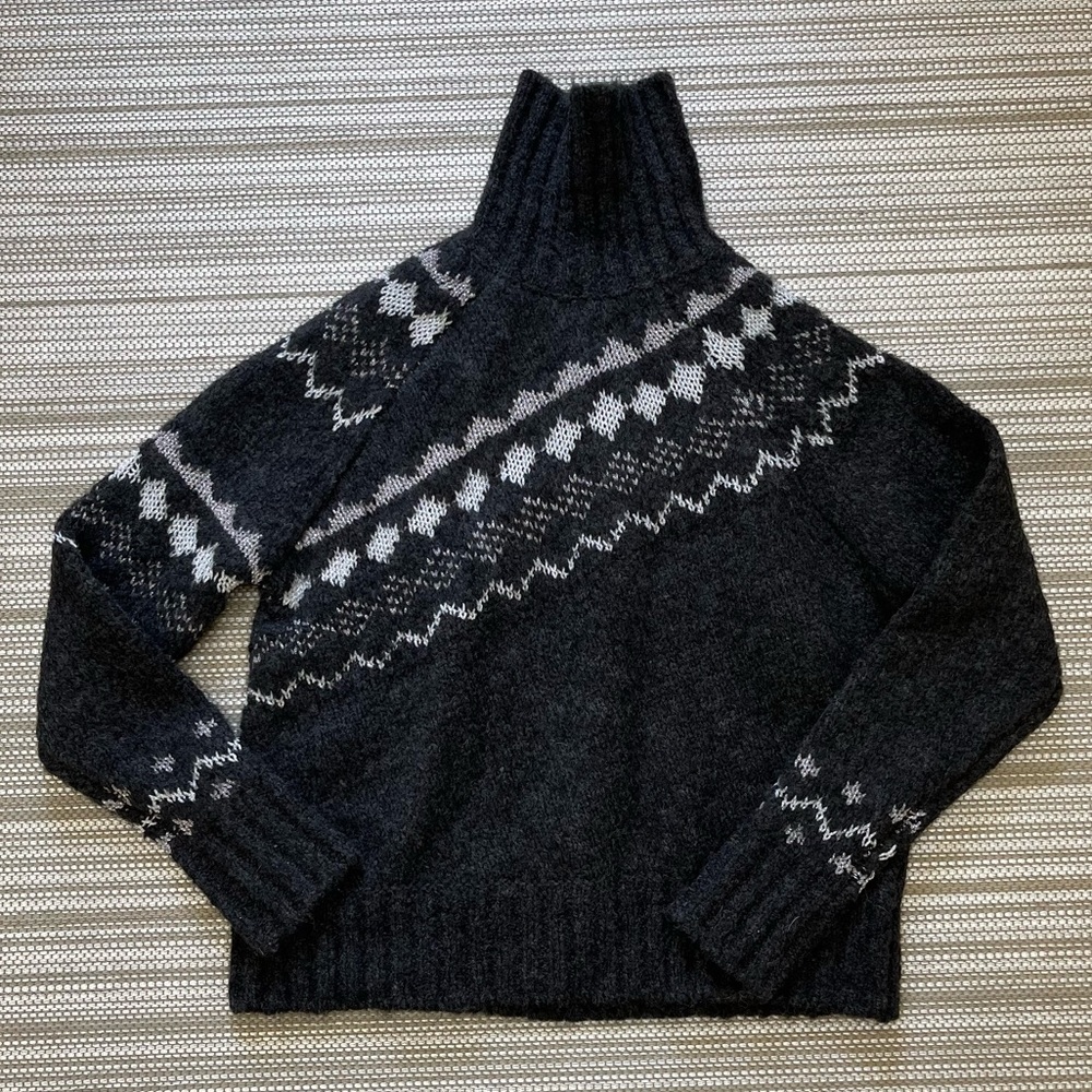 DEREK LAM 10 CROSBY FAIR ISLE SWEATER